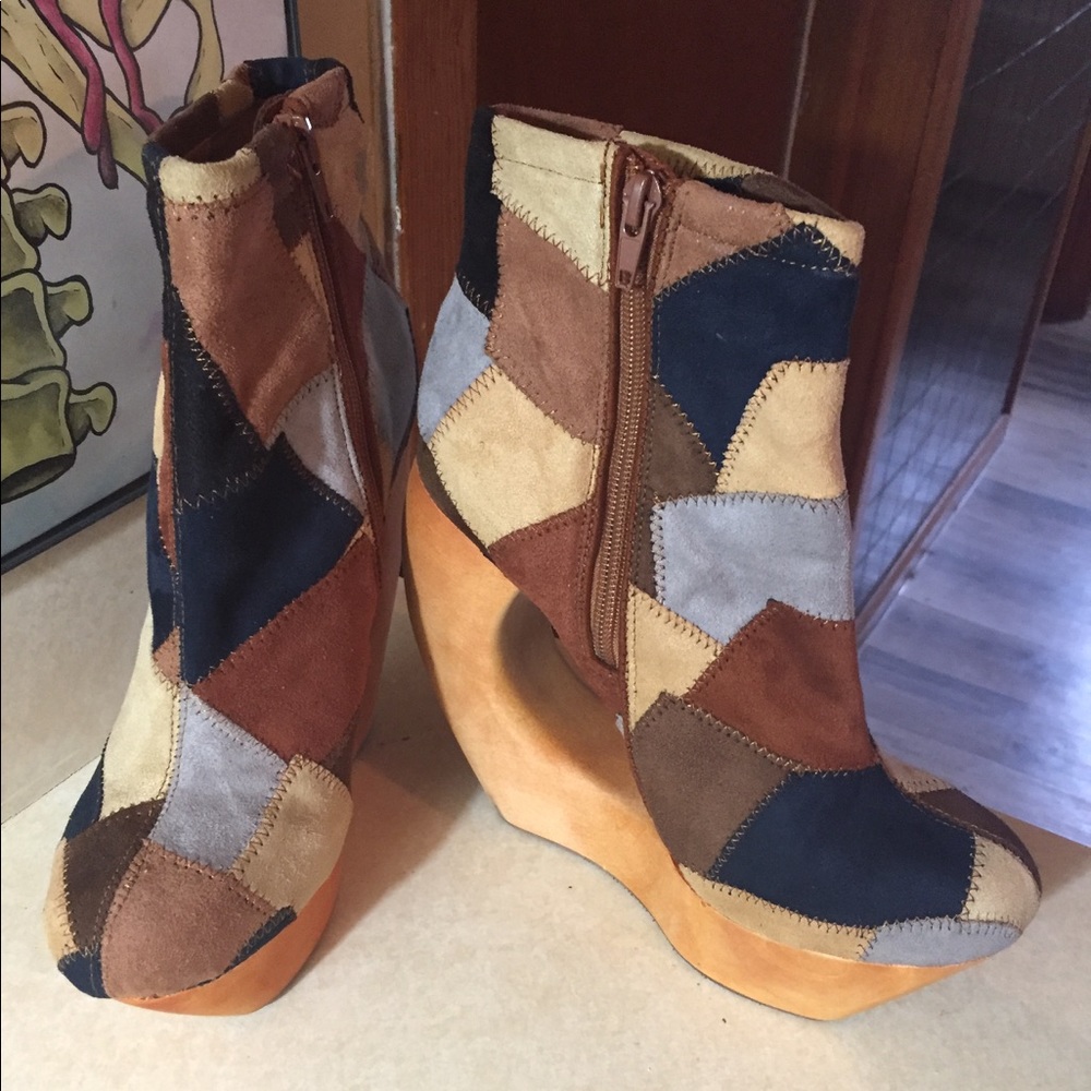 Jeffrey Campbell Rock-Patch Wedges